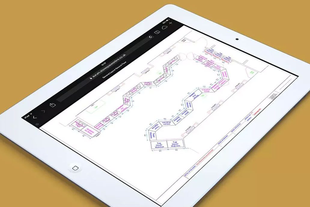 Floor plan data integration with Aurum’s SAP platform