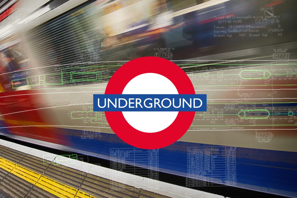 Digitising drawings of London Underground stations