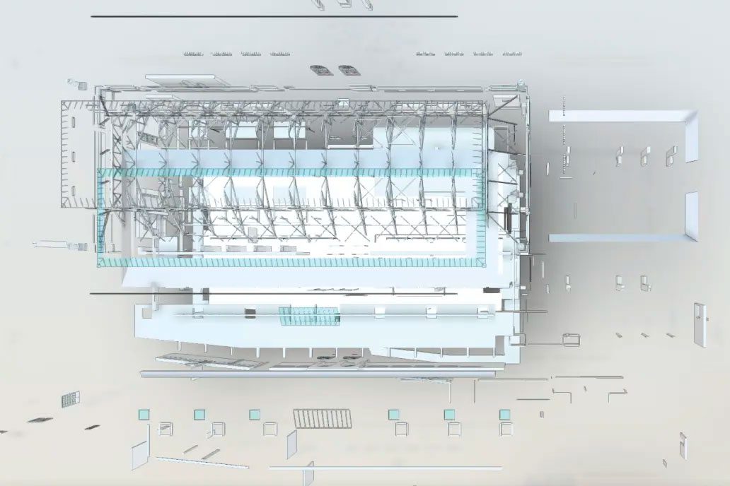 Exploded 3D Revit® model