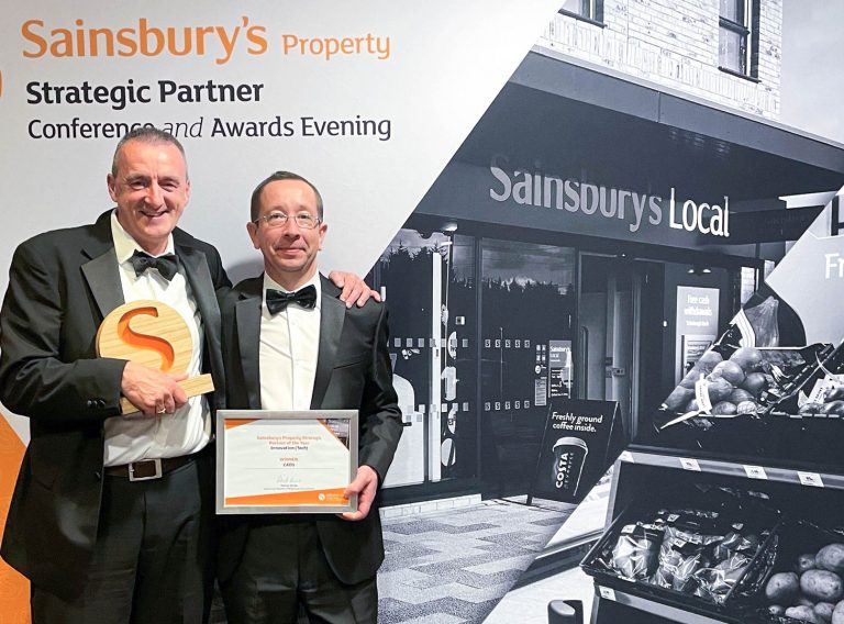 CADS win Sainsburys innovation award 2022