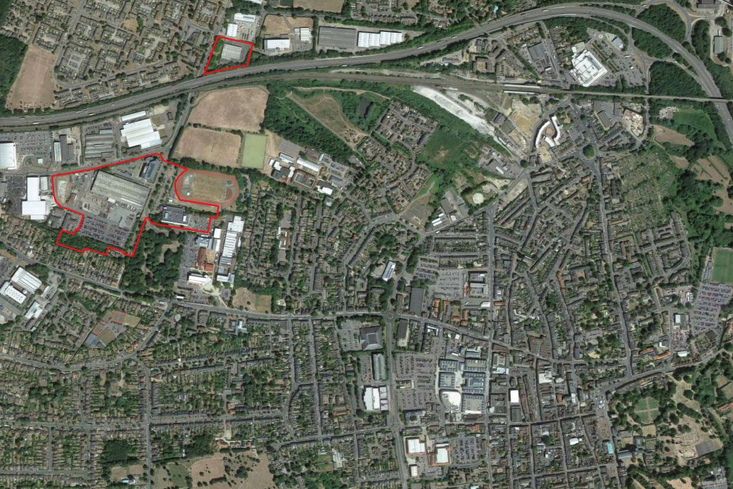 A topographic survey for a large multi-million-pound redevelopment in Bury St Edmunds