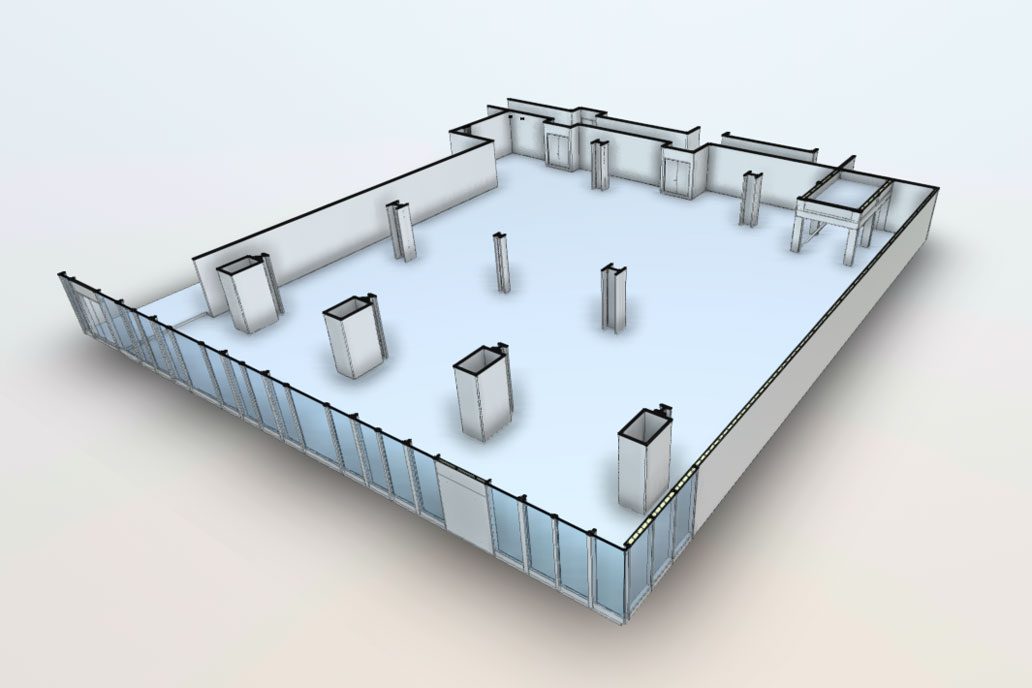 Floor flatness survey for high-profile retail store in London landmark Battersea Power Station