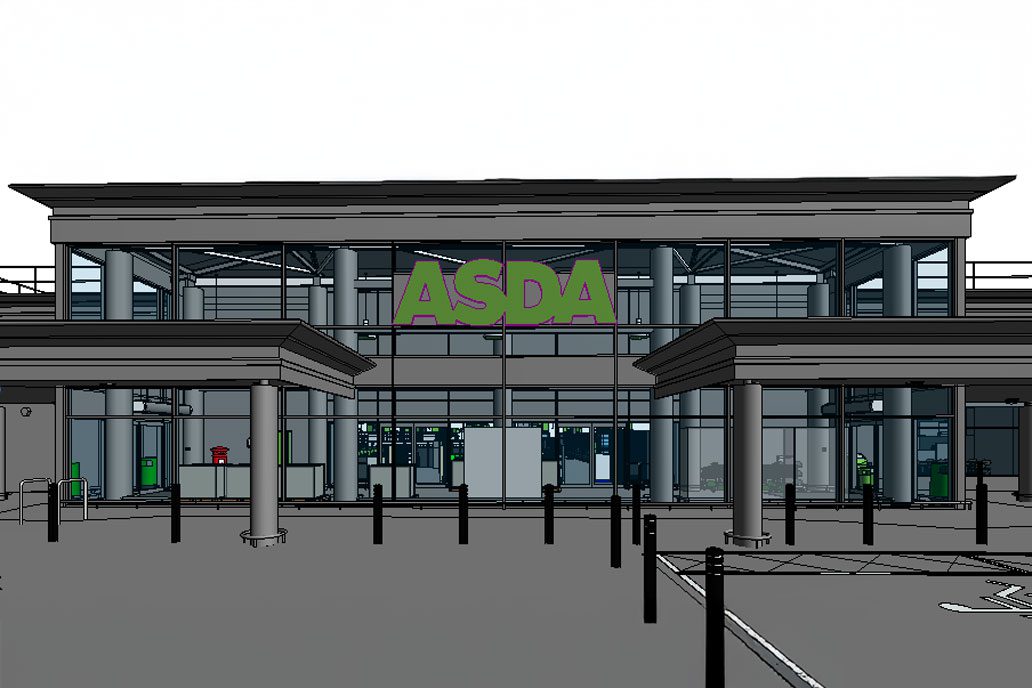 ASDA Retail as-built surveys from CADS